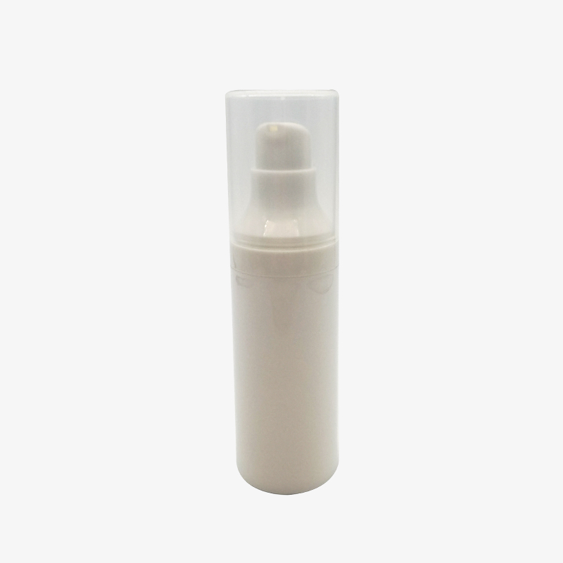 30ml সাদা প্লাস্টিকের বায়ুবিহীন বোতল